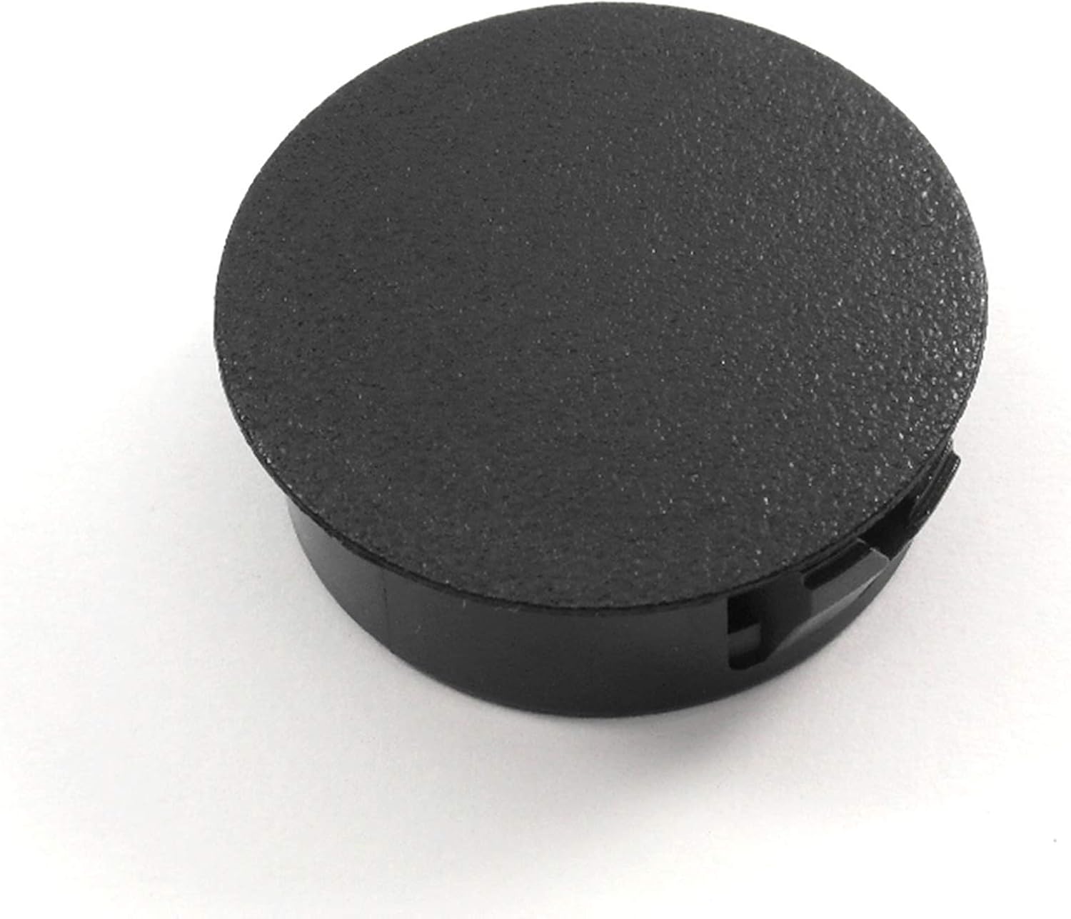 Black Nylon Plugs - Fits 1 1/8" Diameter - Slightly Domed Surface - Durable Nylon Plug Snaps Into Hole with Locking Tabs That Hold in Place (100)