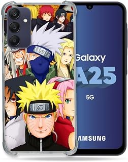 Verstärkte Schutzhülle für Samsung Galaxy A25 5G Manga Naruto Team