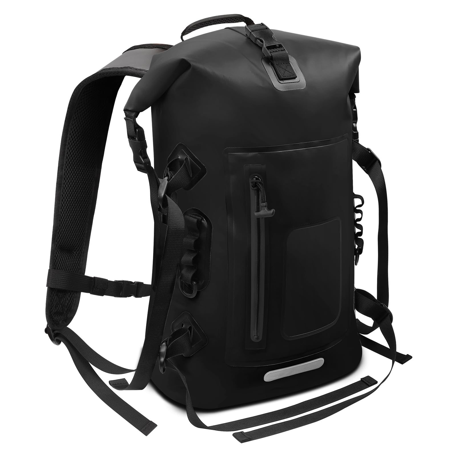 Sac à dos étanche 30-35 l, avec bandoulière rembourrée, fermeture éclair étanche, sac étanche pour sports nautiques, cyclisme, randonnée en plein air