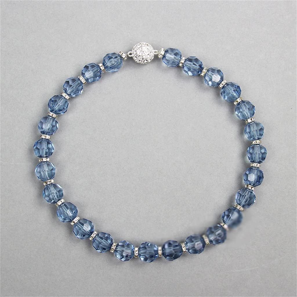 Curtain Magnetic Buckle Super Transparent Crystal Acrylic Decoration Soft for Living Room(D)