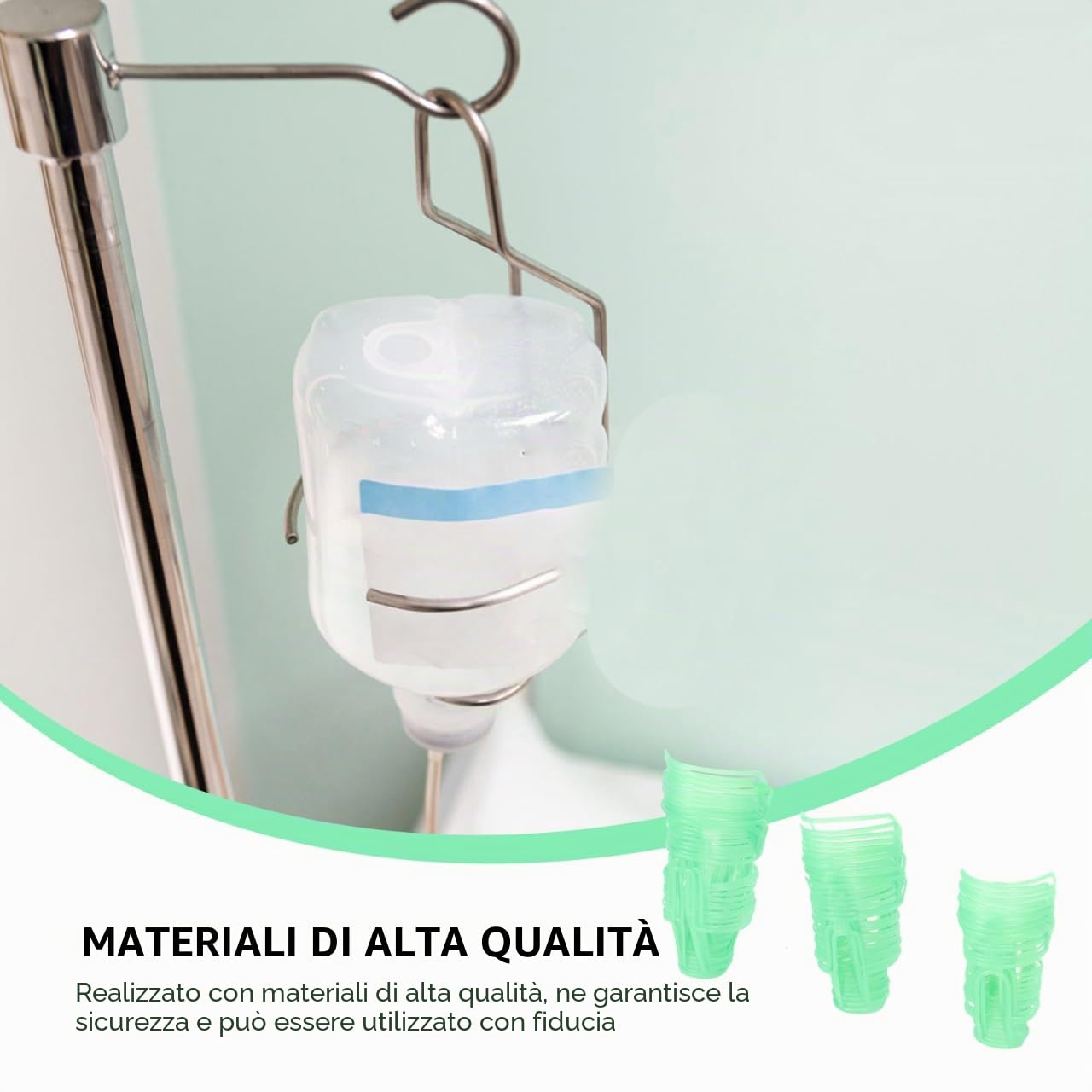 36 Pezzi Rete Sospesa Per Flacone Di Infusione Coperture Per Bottiglie Saline Reti in Plastica Resistente Portaborraccia Sospeso Per Soluzione Salina Portaflaconi Per Uso Ospedaliero E Domestico