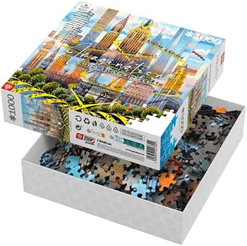 Good Loot GDL-24799 Tytus Brzozowski New York 1000 Piece Puzzle, Multi-Coloured