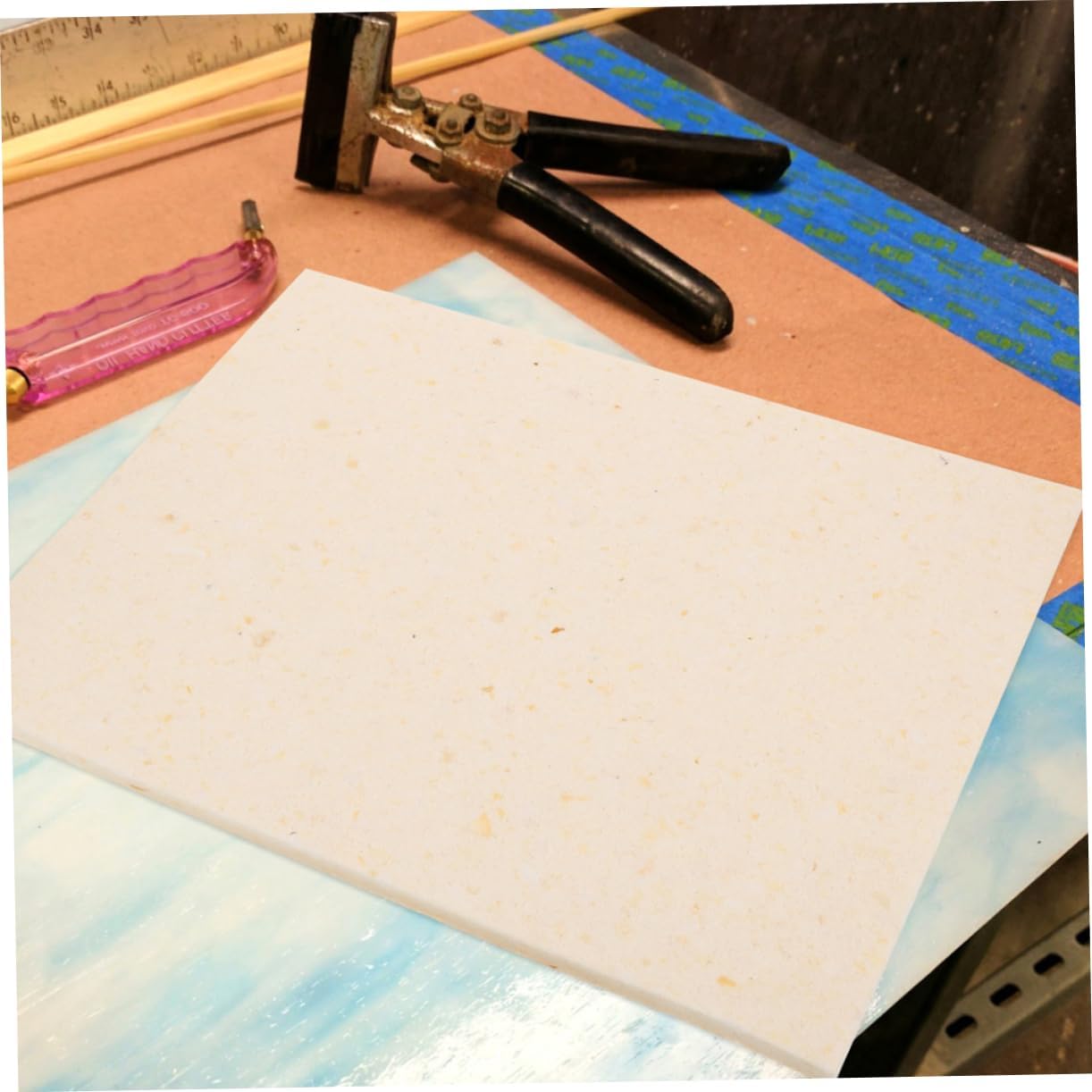 TEHAUX Giant Sponge Pad Heat Insulation for Heat Press Machine Professional Insulation Mat Wear-Resistant