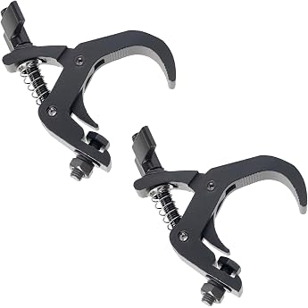 Truss Clamp Half Coupler 40 mm - 60 mm Truss Clips for Stage Light Clamp Load Capacity 100 kg Truss Clamp Hook Half Clamp for DJ Light Truss Clamps Truss Clamps C Clamps