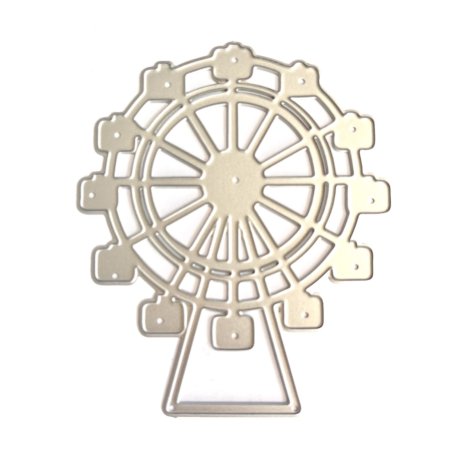 Tsophreniq 1Set Ferris Wheel Metal Cutting Dies Scrapbooking Embossing Supplies for Children Girl Boys Cutting Dies