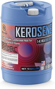 K1 Kerosene for Enhanced Kerosene Heating - 15 Gallon - Premium Quality K1 Kerosene for Reliable and Safe Kerosene Heating