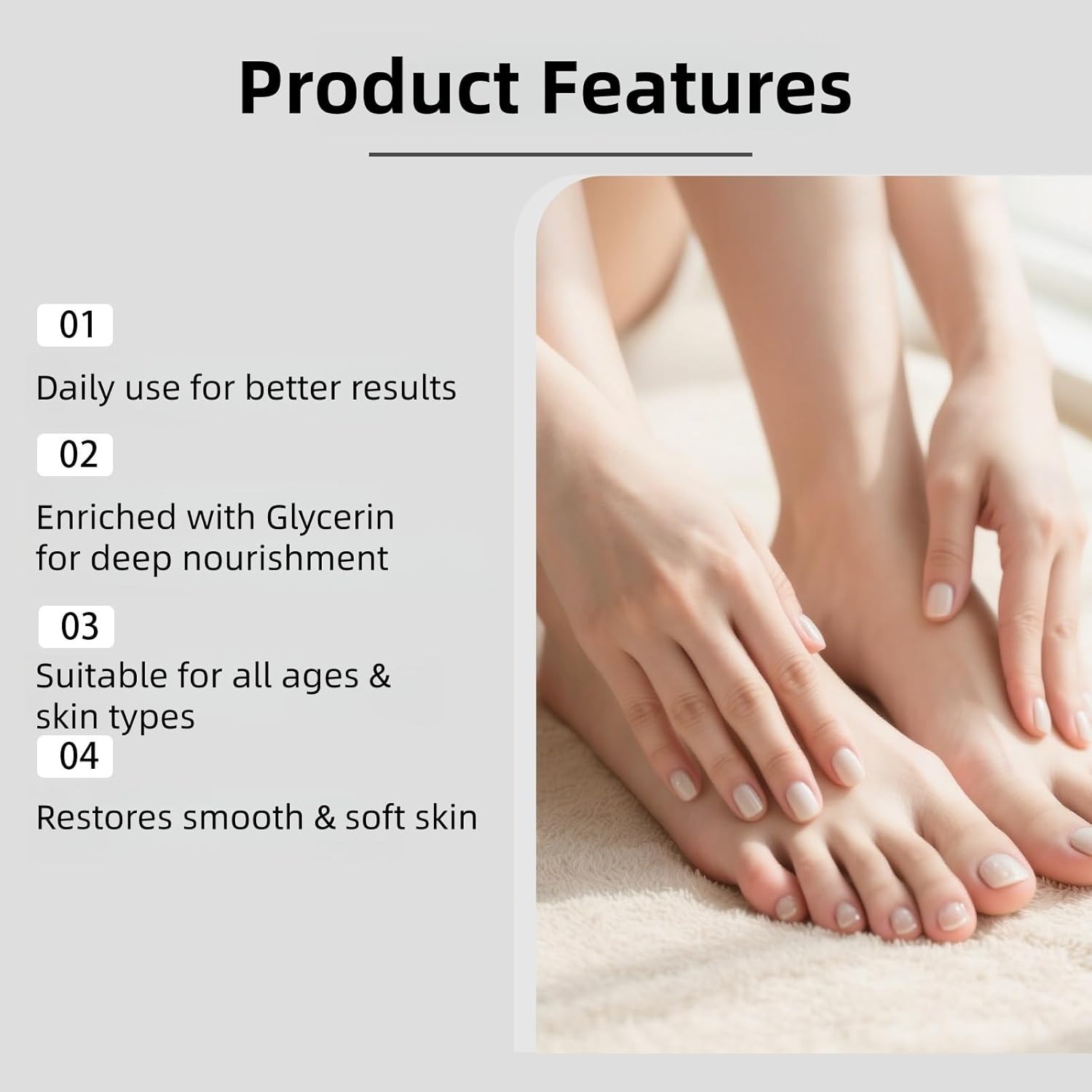 40% Urea Cream with 2% Salicylic Acid, Hyaluronic Acid, Tea Tree & Aloe Vera – Intensive Moisturizer for Rough, Thick, Dry & Cracked Skin on Feet, Hands, Elbows – 120g (2, 1)