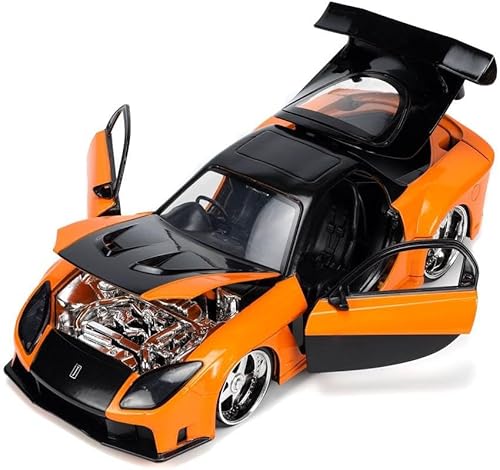 Miniatura 8 de Jada Toys Auto fundido a presión Fast  Furious 124 1995 Mazda RX-7 de cuerpo ancho con figura fundida a presión de 275 pulgadas de Han juguetes para