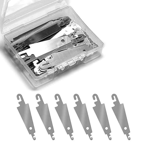 Jofefe 60 piezas de aguja de hilado de acero inoxidable para bordar y puntadas de cruz, herramientas de enhebrado de aguja para agujas de ojo grande, con caja transparente para mantenerlo en su lugar