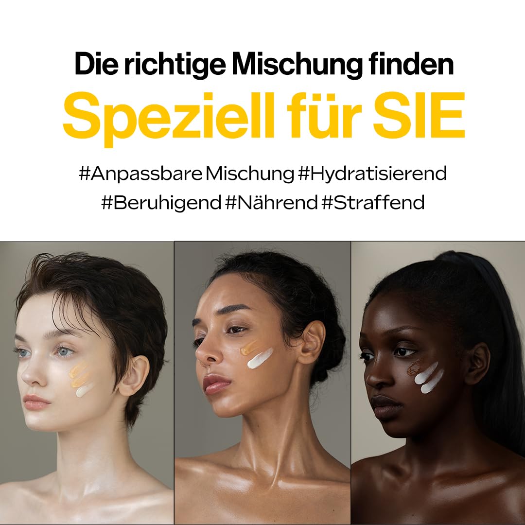 d'alba Italian weißer Trüffel Double Serum & Cream, anpassbare 2-in-1-Intensivpflege, Creme für Hautstraffheit und Glanz, milde und vegane Doppelcreme Koreanische Hautpflege (70g (1er Pack))