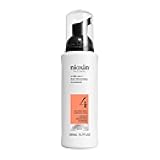 Nioxin System 4 Scalp Care + Hair Thickening Leave-In Treatment for Colored, Dry & Damaged Hair with Progressed Thinning | Maintain Vibrant Color | Nourish & Boost Density with Niacinamide & Biotin