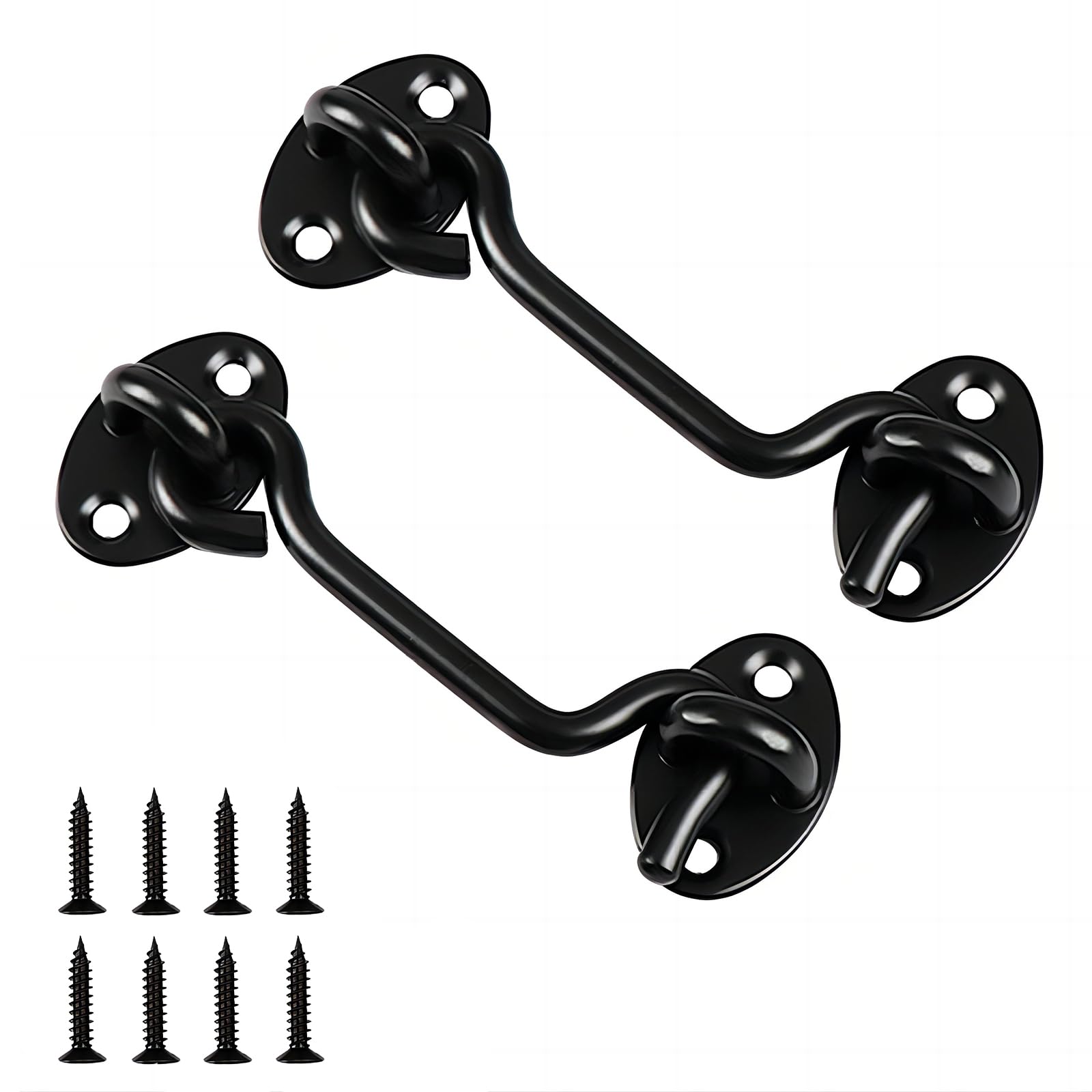 10 Pièces Crochets De Fenêtre Verrouillage, Crochet Et Fenêtre à œIl, œIllet épais Résistant à