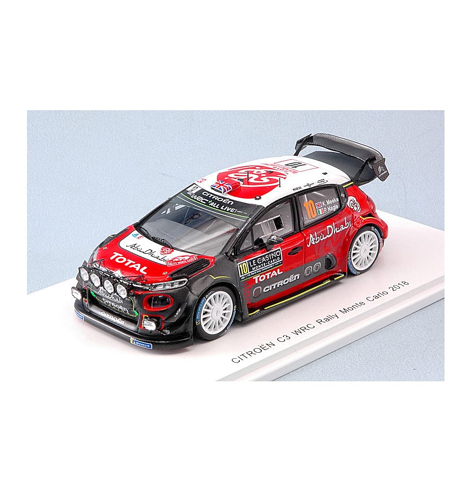 Miniature Spark 1/43 Citroën C3 Rally 2018 – Meeke-Nagle, Neuve