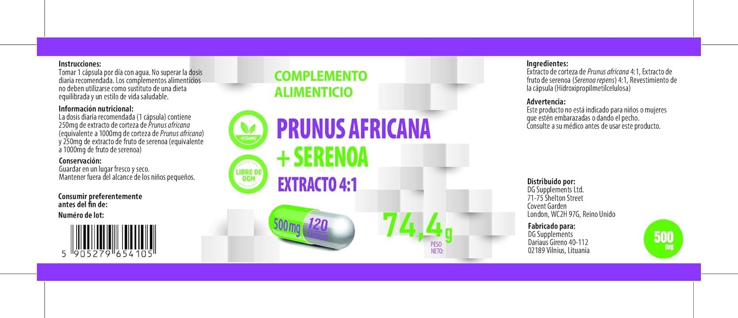 Hepatica Saw Palmetto | estratto 4:1 500 mg | 120 capsule vegane | Serenoa – Serenoa repens | GMP & Testato da Laboratorio Indipendente