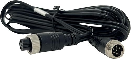 Miniatura 6 de Cable de extensión de video de aviación de 4 pines de 10 pies3M para cámaras de visión trasera CCTV y monitores de respaldo de vehículos,