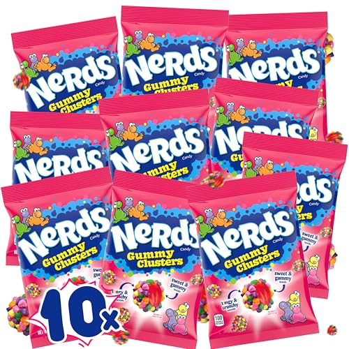 Gummy Clusters 113g XXL Packung - Amerikanische Süßigkeit, Original aus USA, Einzigartig und Lecker - Mengenrabatt, Ideal zum Sparen (10x Packungen)