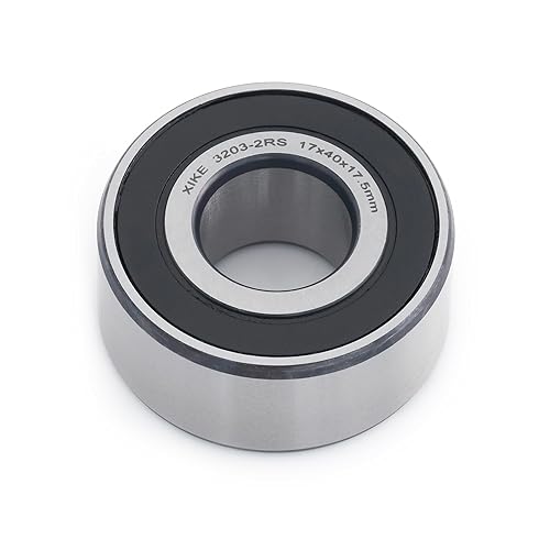 Miniatura 47 de XIKE 1 Pcs 3206-2RS/5206-2RS Sealed Angular Contact Ball Bearing 30x62x23.8mm Double Row, Fits DIY/CNC/Motor/Auto A/C, Water