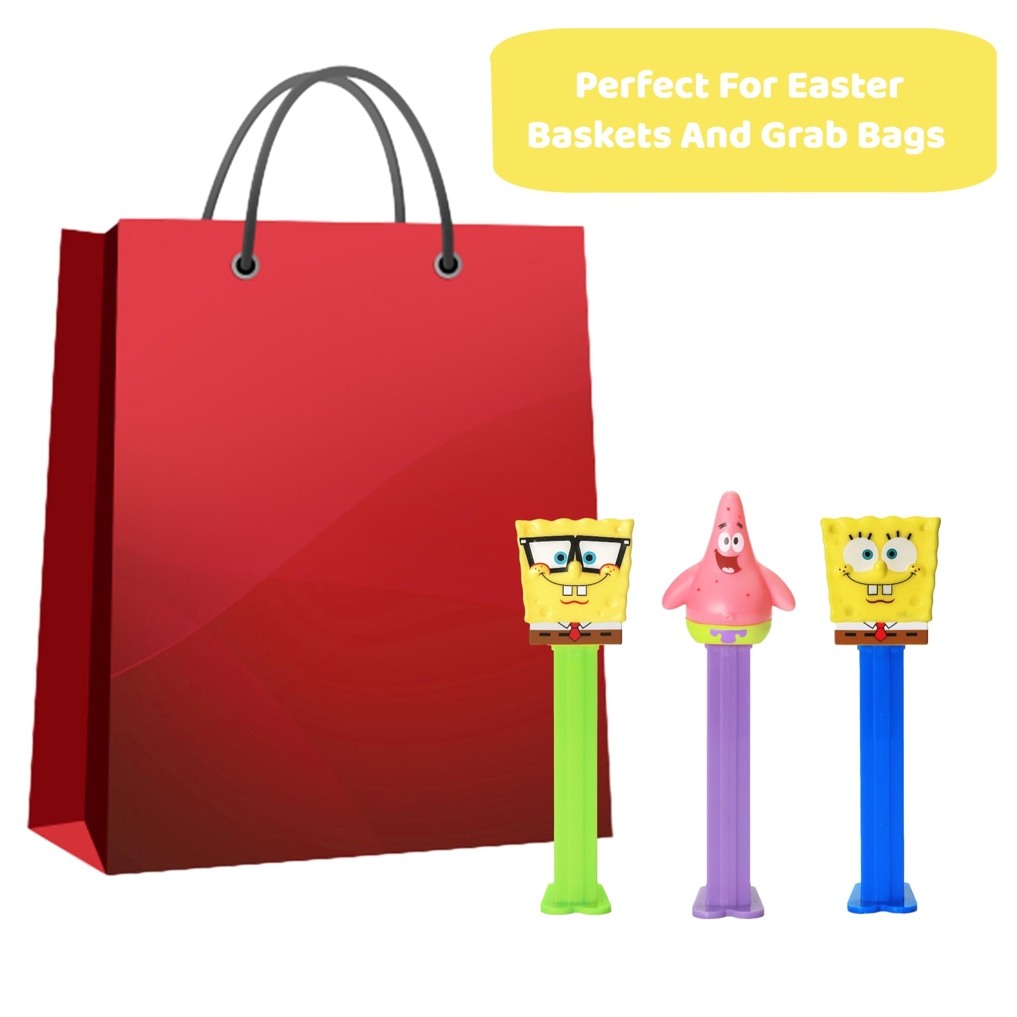 Amazon.com : PEZ Spongebob Candy Dispenser Gift Set | Nerdy