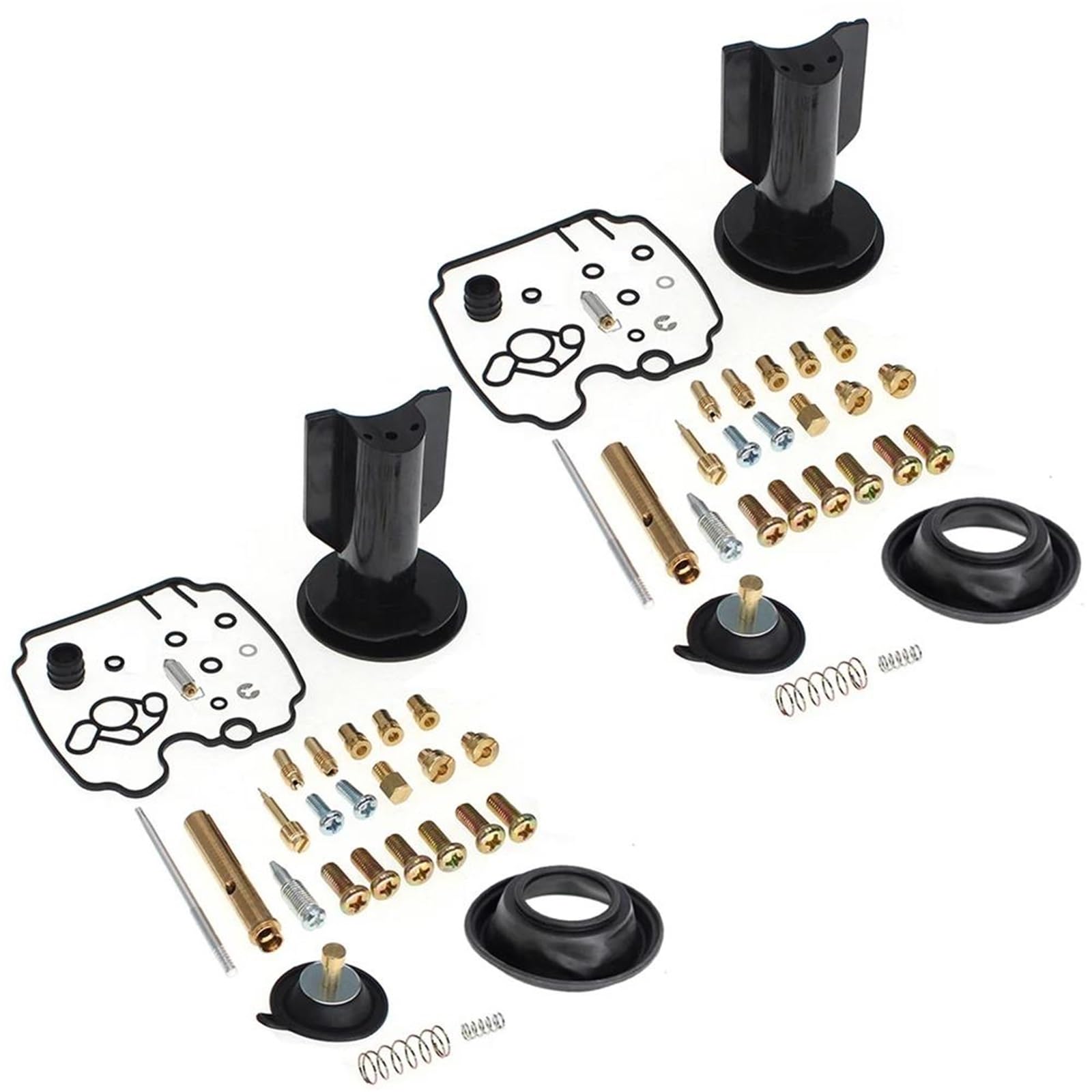 guarnizione di tenuta 2 Set Kit Riparazione Carburatore Carb Rebuild Guarnizione Ago Valvola Stantuffo Per Yamaha TDM850 TDM 850 1991-1999