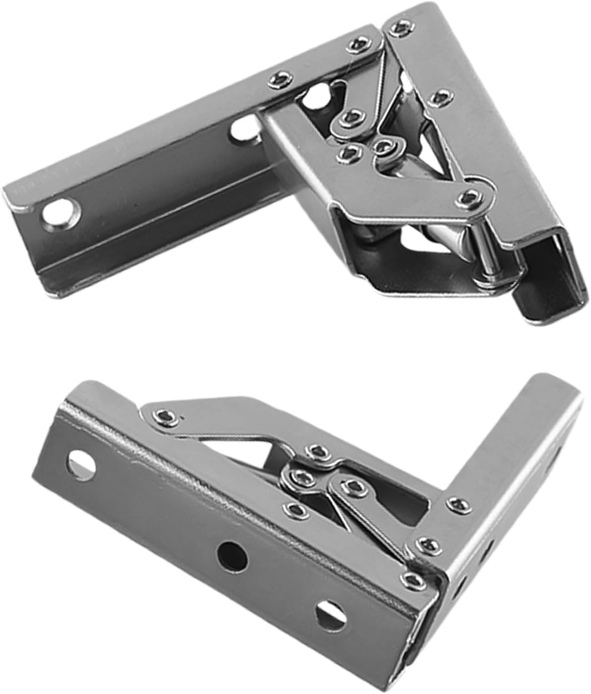 90° Self-Locking Folding Cabinet Hinge Kitchen Cabinets, Wardrobes & TV Units – 180° -Loaded, Cold-Rolled Steel, 6 kg Load Capacity, 2-Pack