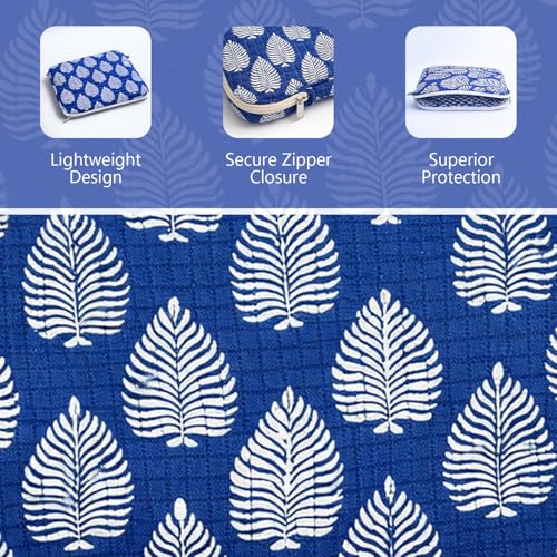 Housse matelassée pour ordinateur portable 15" contre les rayures sacoche zippée coton - 7