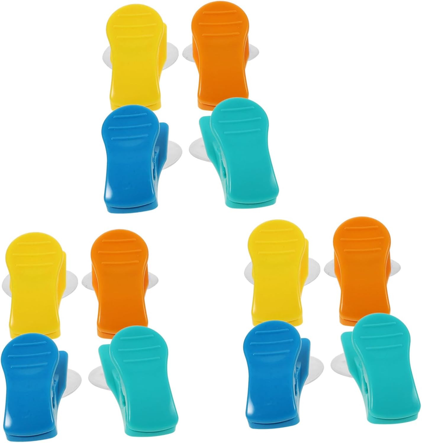 Multifunctional Rotating Suction Clip Holder 12pcs Plastic Utility Hook