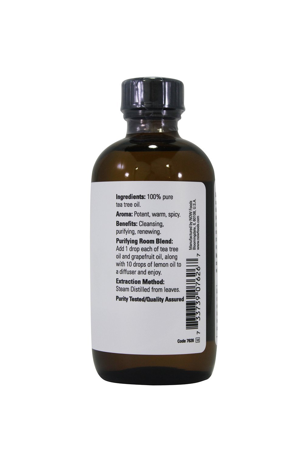 Now Foods, Essential Oil Tea Tree, 4 Ounce (2 Pack)