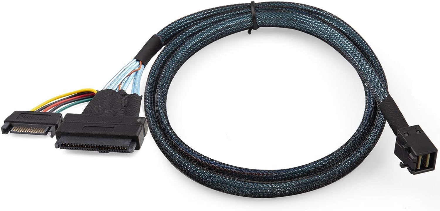 Amazon.com: H!Fiber.com 12G Internal Mini SAS HD SFF-8643 to U.2