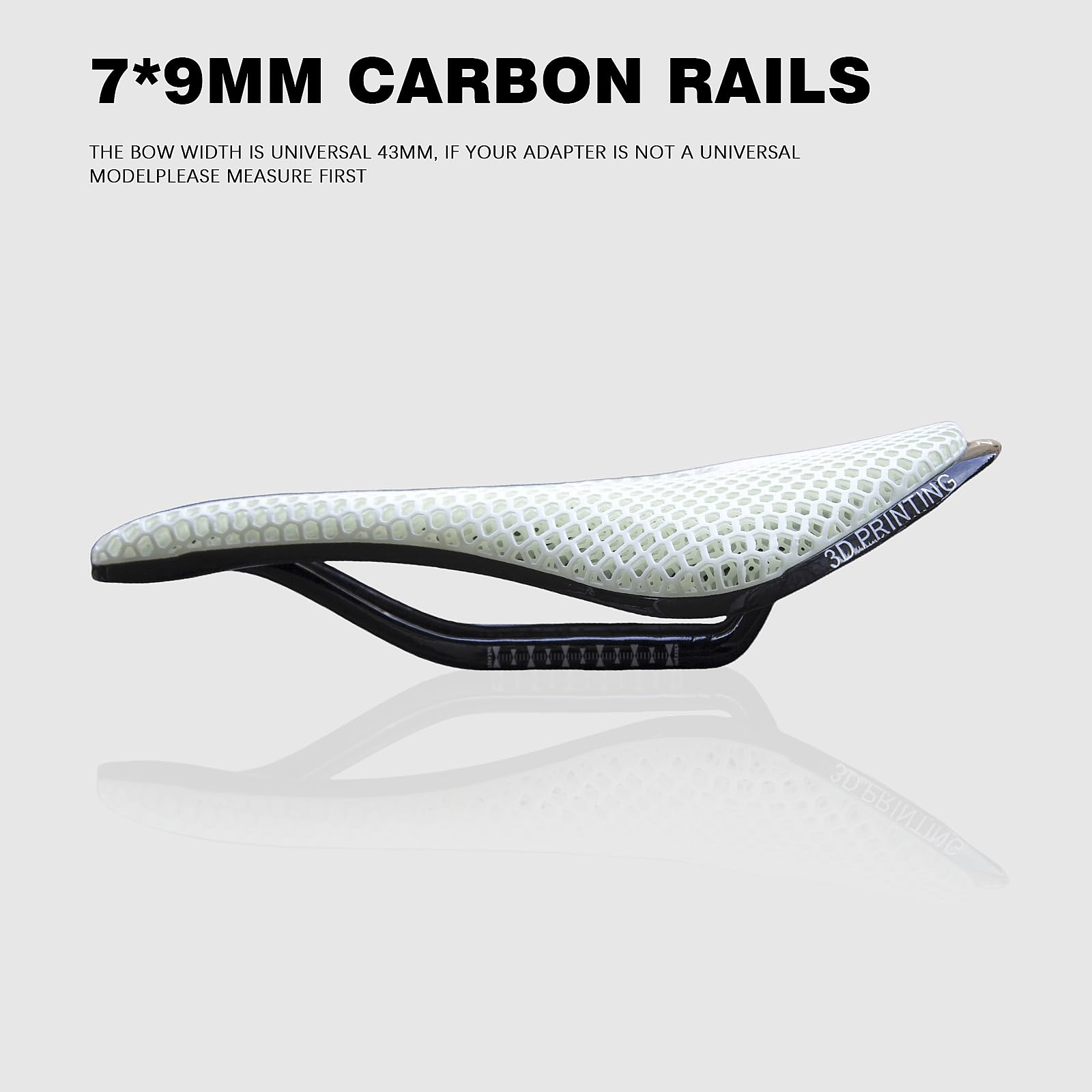 fahrradsattel weich test EVOSID mit 3D-Druck, 150 mm, leicht, weich, atmungsaktiv, wasserdicht, Unisex, Kissen für Stadt, MTB, Fahrrad (Kohlefaser-Weiß) : Color:Rose Gold Pegasus Solero SL 24 Marke_Affenzahn