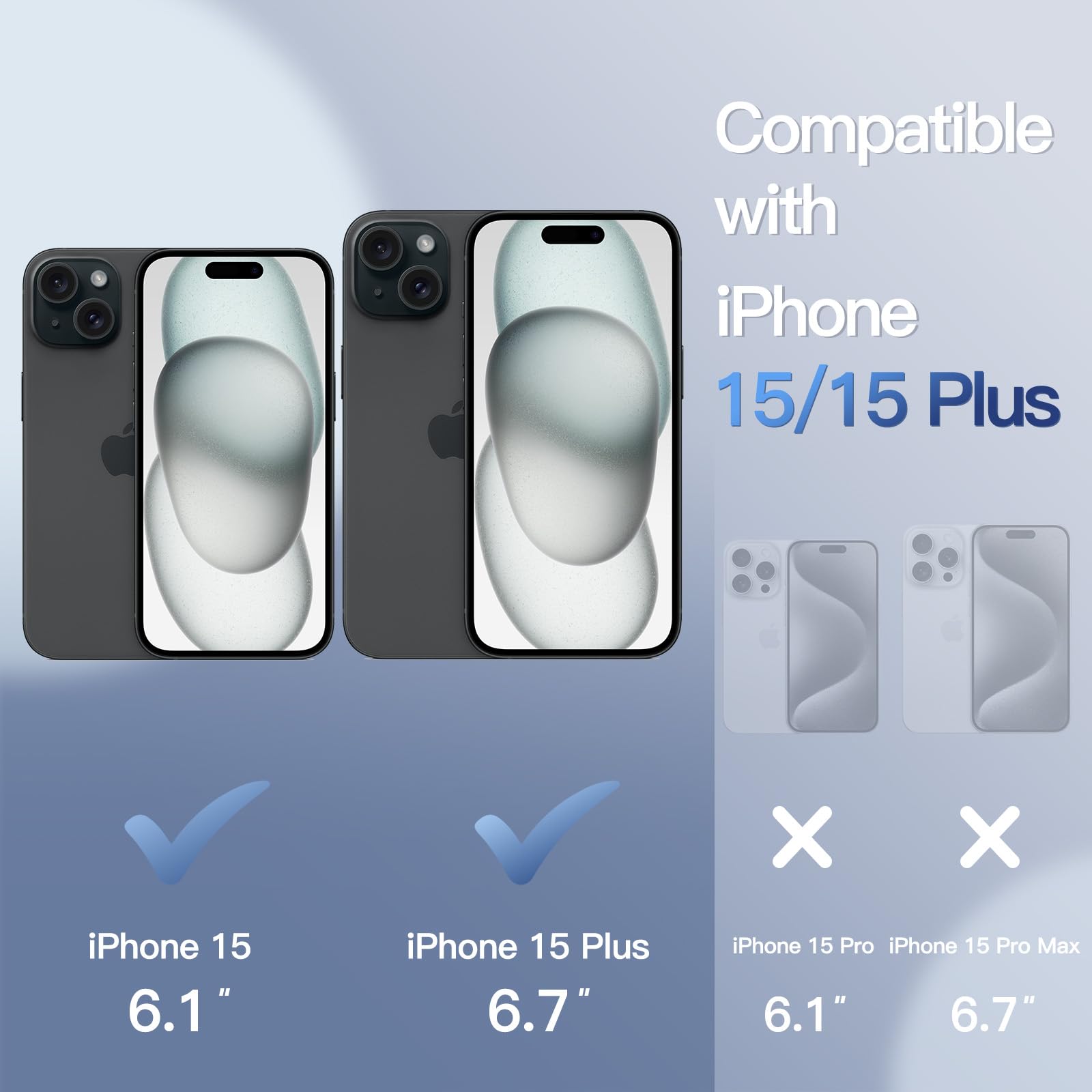 JETech Protection Objectif Caméra Pour IPhone 15 Pro 6,1 Pouces Et IPhone 15 Pro Max 6,7 Pouces, Couverture Anneau Individuel En Métal En Verre Trempé 9H, HD Transparent, 1 Série (Noir Sidéral