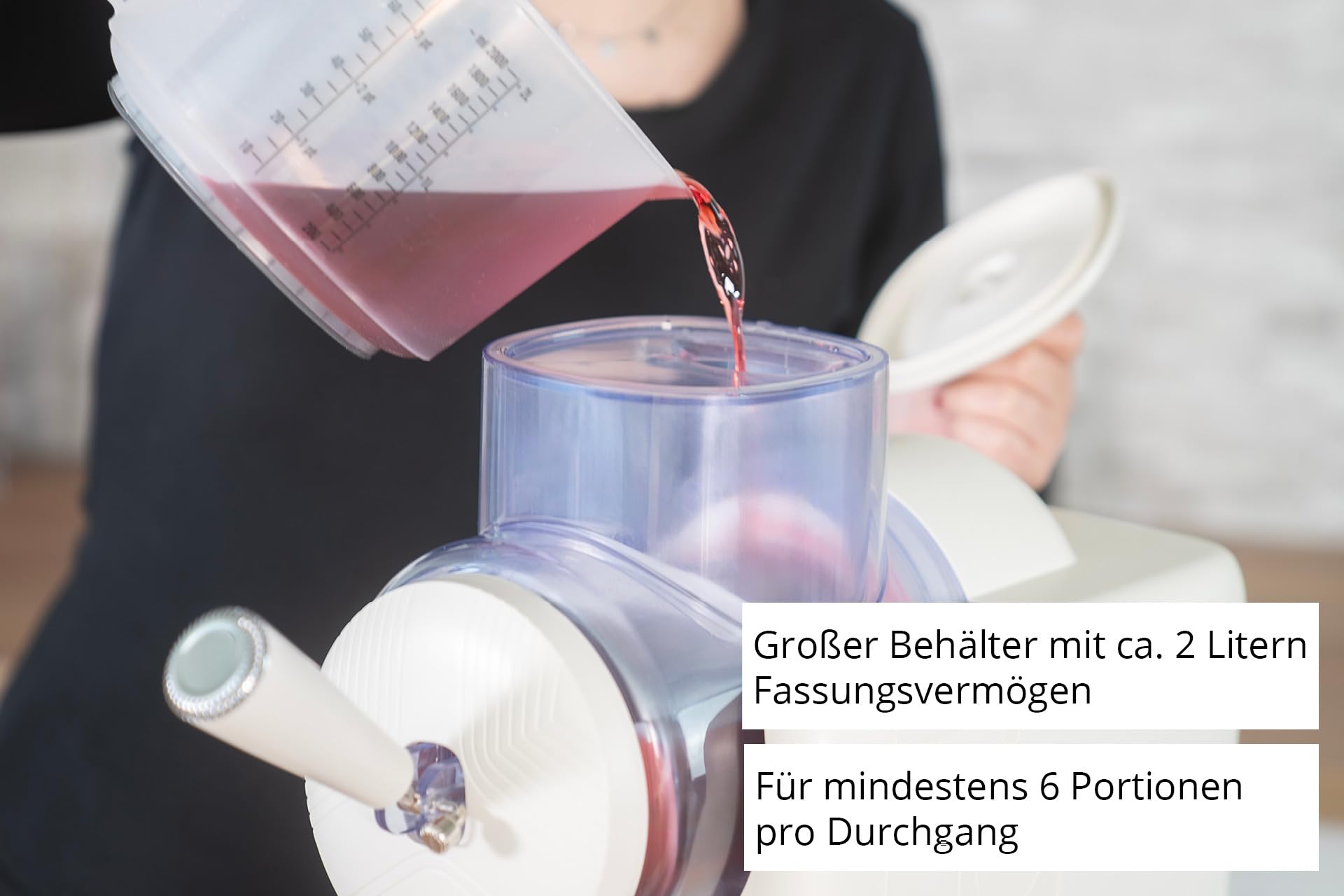 Unold 48950 Slush- und Softeismaschine Sofie mit Kompressor ca. 2 L 5 Programme für Slushies, Softeis Frozen Cocktails, Milchshakes in 30 min, Behälter spülmaschinengeeignet, Weiß