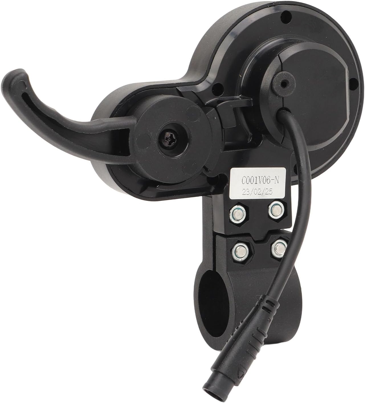 Fockety Electric Thumb Throttle with LCD Display, 6 Pin Connector Electric Scooter Display Panel with Speed Gear Power Mode, Finger Throttle for Kugoo M4 Electric Scooter