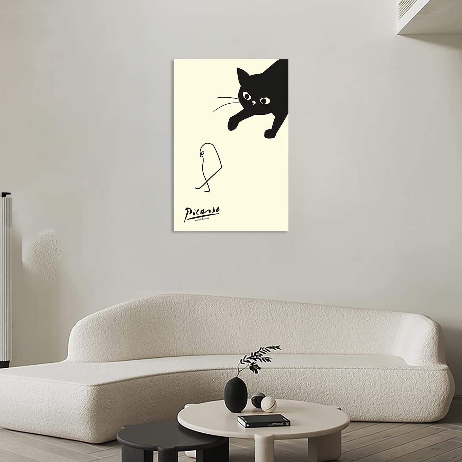 Amazon.co.jp: ピカソ 動物 猫の絵 アートパネル ポスター 装飾画 壁画