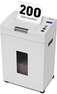 Autofeed Aktenvernichter IDEAL Shredcat 8292, 200 Blatt, DSGVO-konform P-4