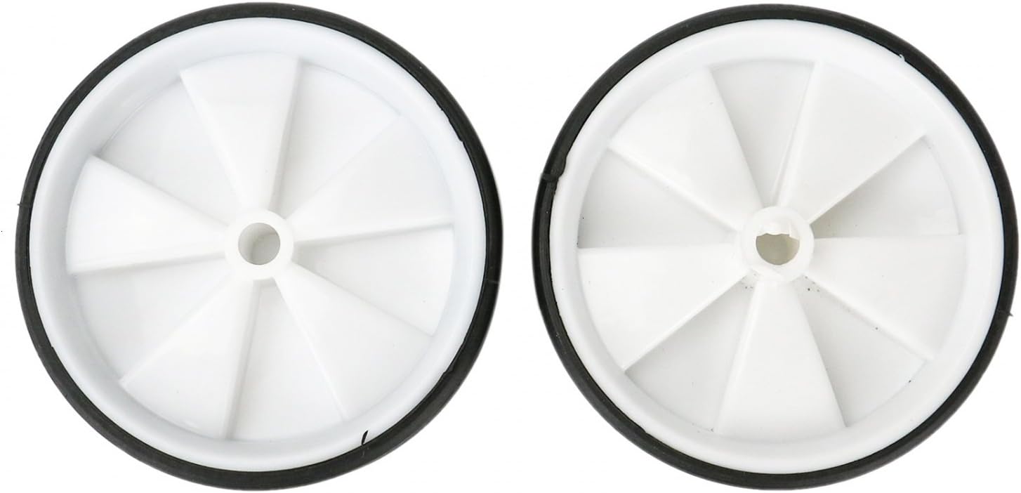 Vumdua 1 Pair Kids Bike Spotter Stabiliser Training Replacement Wheels for 12-20 Inch Bicycle White