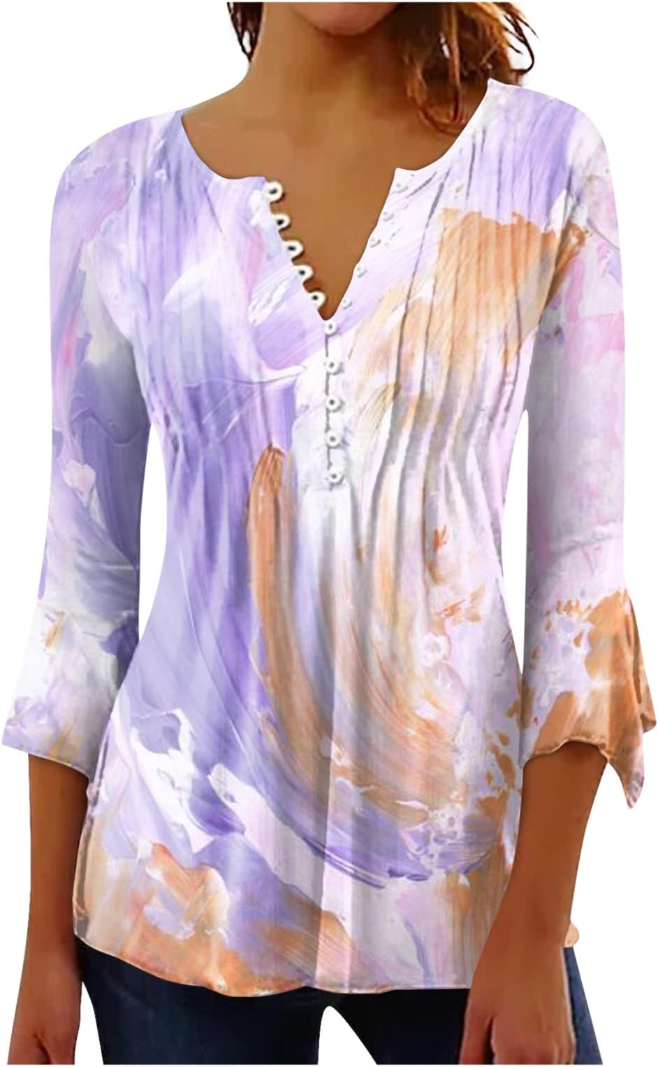 GIANTHONG Valentine's Day Crewneck Sweatshirt, Women's Love Print Raglan Long Sleeve Casual Loose Lightweight Pullovers Top