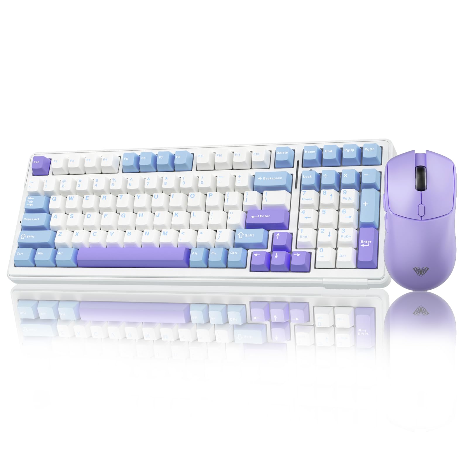 Amazon.com: AULA Wireless Keyboard and Mouse Combo, F99 Mechanical