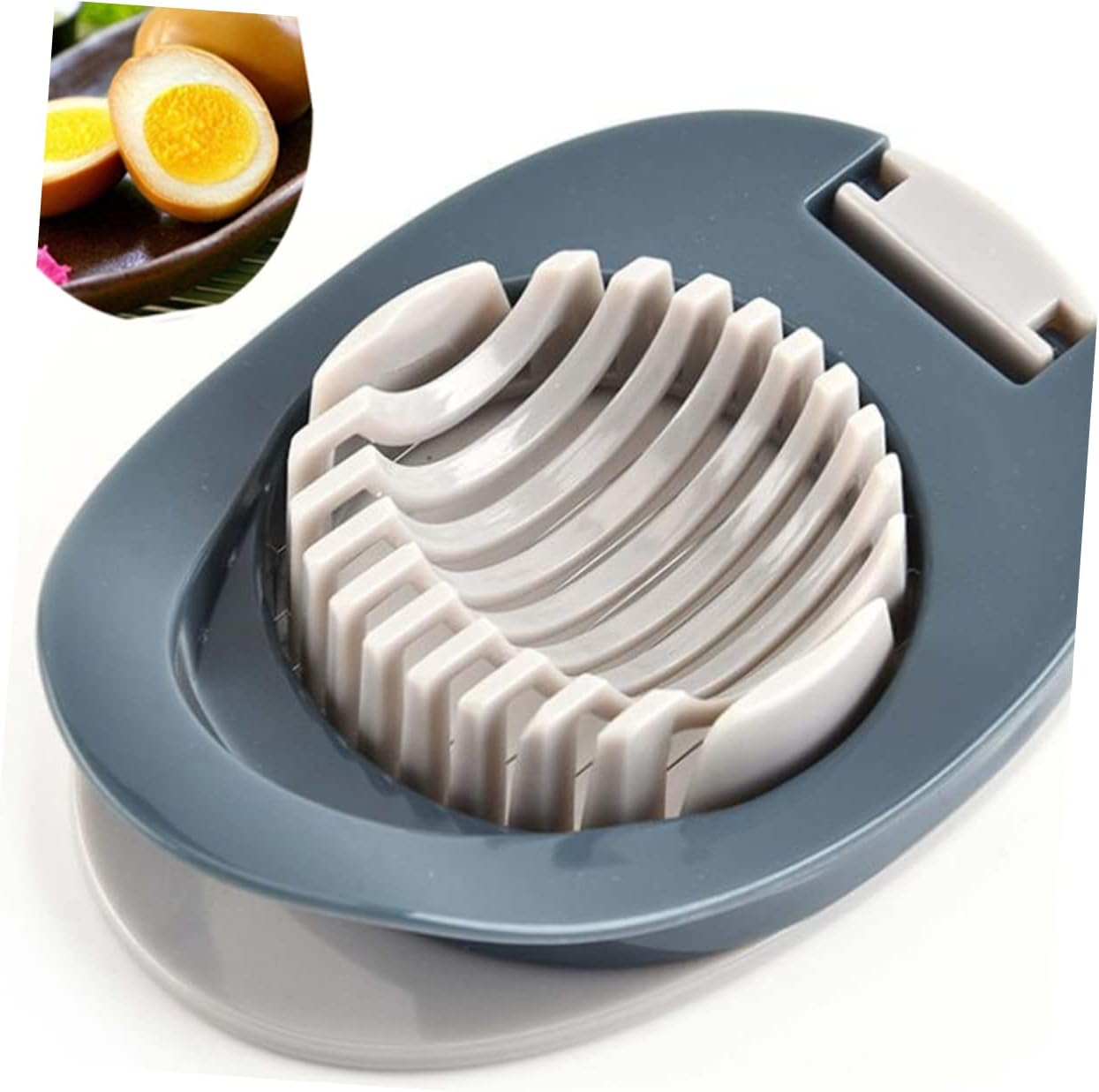 Ciieeo 4pcs Slicer and Separator Multi-functional Kitchen Tool for Easy Cutting and Yolk Separation Grey Green Grey for Home Cooking and Baking