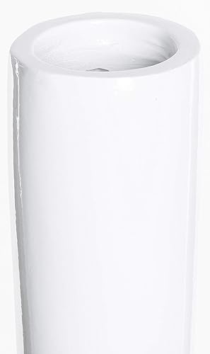 Miniatura 7 de Jarrón alto y estrecho, moderno jarrón de suelo, regalo decorativo, jarrón blanco para diseño de interiores, jarrón de 28 pulgadas para boda, cena,