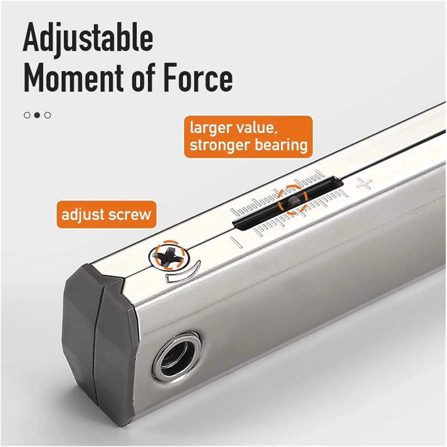 Heavy Duty Hydraulic Cabinet Hinge Randomly Stop Soft Closing Kitchen Hinges Adjustable Door, Support Lift Up Hardware(Medium Type)