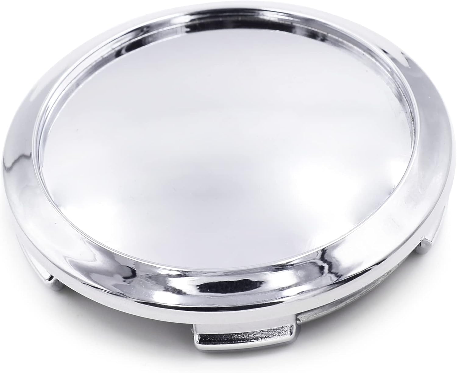 RTRHINOTUNING 4Pcs 64mm(2.52in)/60mm(2.36in) Car Wheel Center Caps ABS (Chrome)