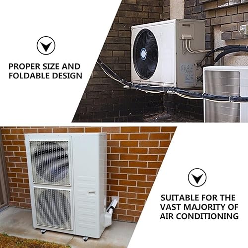 Miniatura 6 de Cubiertas de aire acondicionado para ventana de aire acondicionado, cubierta universal de CA para exteriores, protectores de CA para interior y