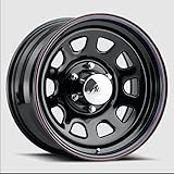 Allied Wheel 52B Black Daytona 15X7 5X4.5, 3.75