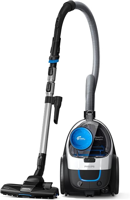 Philips FC9332 / 09 bagless vacuum cleaner PowerPro Compact (900 W, 1.5 L dust volume, integrated brush) white