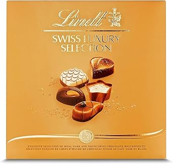 Artisanal Chocolate Gift Set - Chocolate Hamper with Luxury Confections, Double Choc Biscuits, Swiss Praline Selection - Sweet Gifts for Mum, Wife, Girlfriend or Sister from Regency Hampers