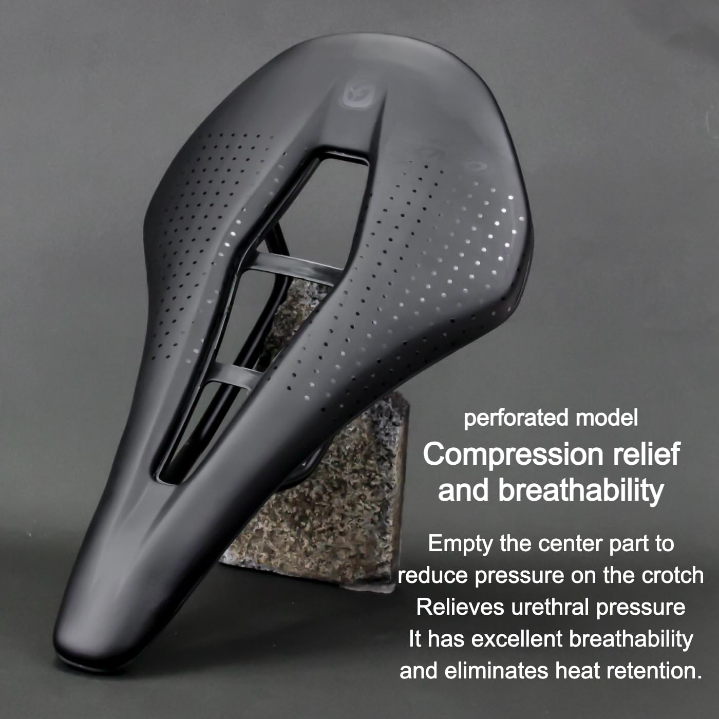 GORIX Bike Short Saddle Seat Short Nose Lightweight Shock Absorption MTB Road Bicycle (BBONGO)