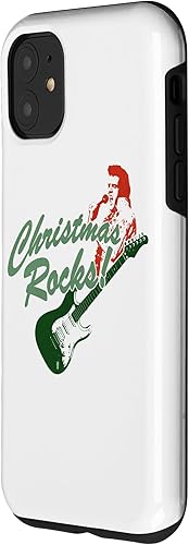 Miniatura 2 de Funda para guitarra para iPhone 11 Elvis Presley Oficial Christmas Rocks!