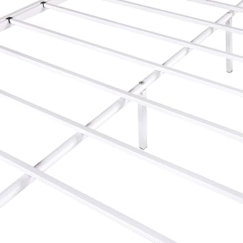 Metal Bunk Bed Twin Over Twin with Ladder and Safety Guard Rails,Bedroom Heavy Duty Bed Frame w/Slat Support & No Box Spring Required,Easy Assembly,for Adult Kid Boy Girl,Black