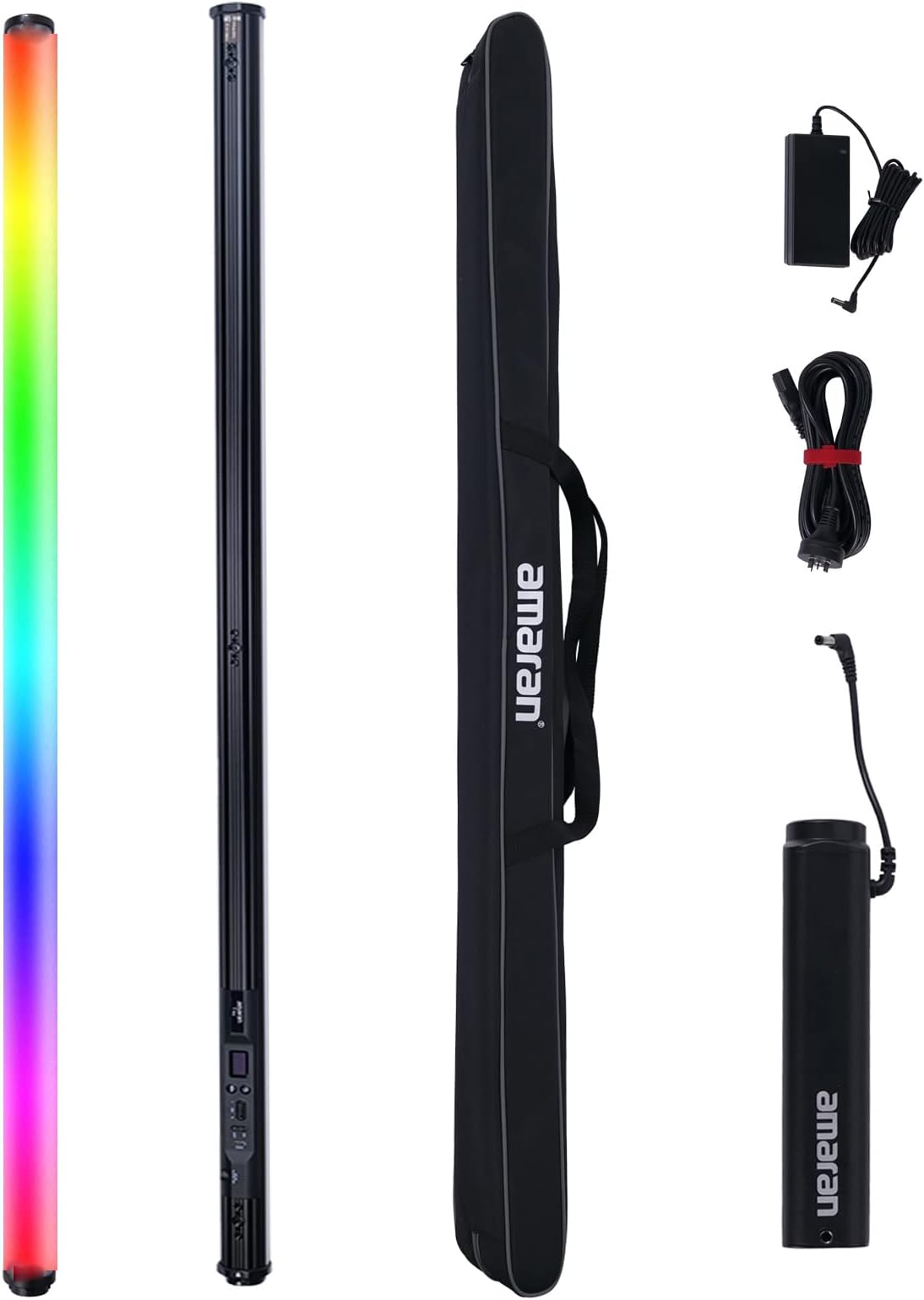 Amaran T4C RGBWW LED Tube Light,Bi-Color 2500K to 7500K,Support APP and DMX Control (T4C 40W 47.2Inch/120cm)