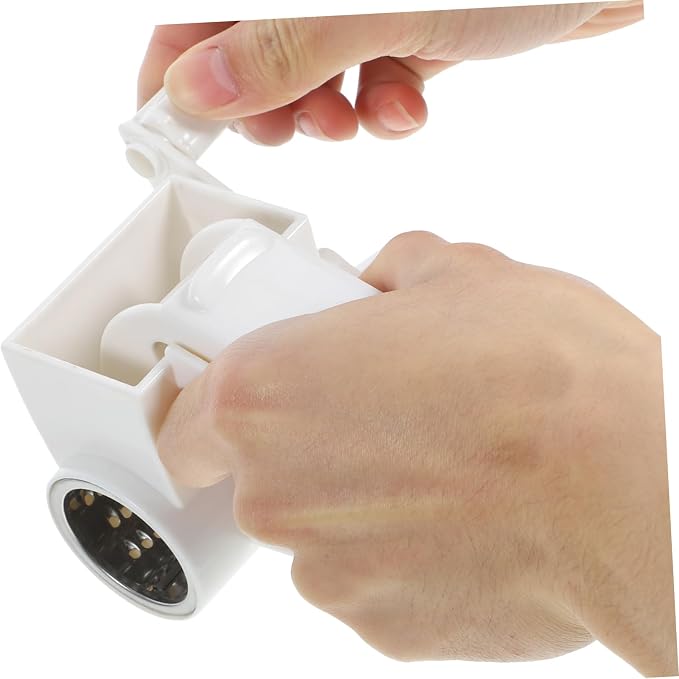 Rallador manual para queso PRETYZOOM multiusos blanco miniatura 6